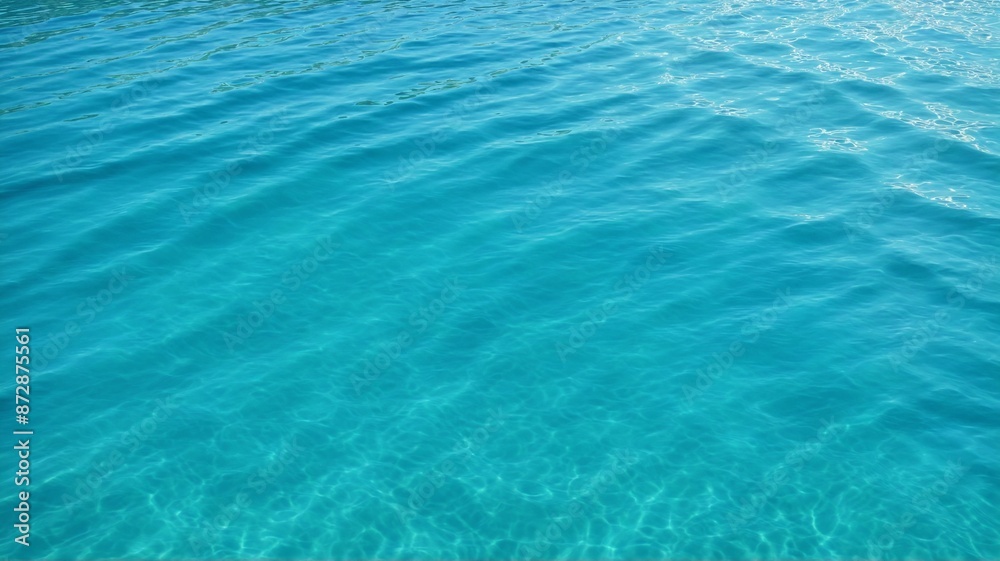 A Serene Ocean Seascape, A captivating image of crystal-clear turquoise water gently rippling under the warm sunlight. The tranquil scene evokes a sense of peace, relaxation A Serene Ocean Seascape, A captivating image of crystal-clear turquoise water gently rippling under the warm sunlight. The tranquil scene evokes a sense of peace, relaxation