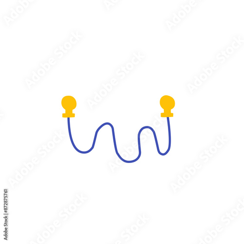earplugs vector illustration