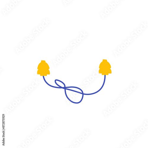 earplugs vector illustration