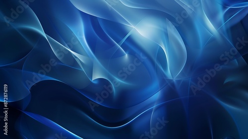 Abstract blue background with smooth gradient texture and light effects, ideal for corporate presentations, business brochures, and professional web design templates