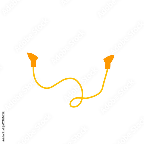 earplugs vector illustration