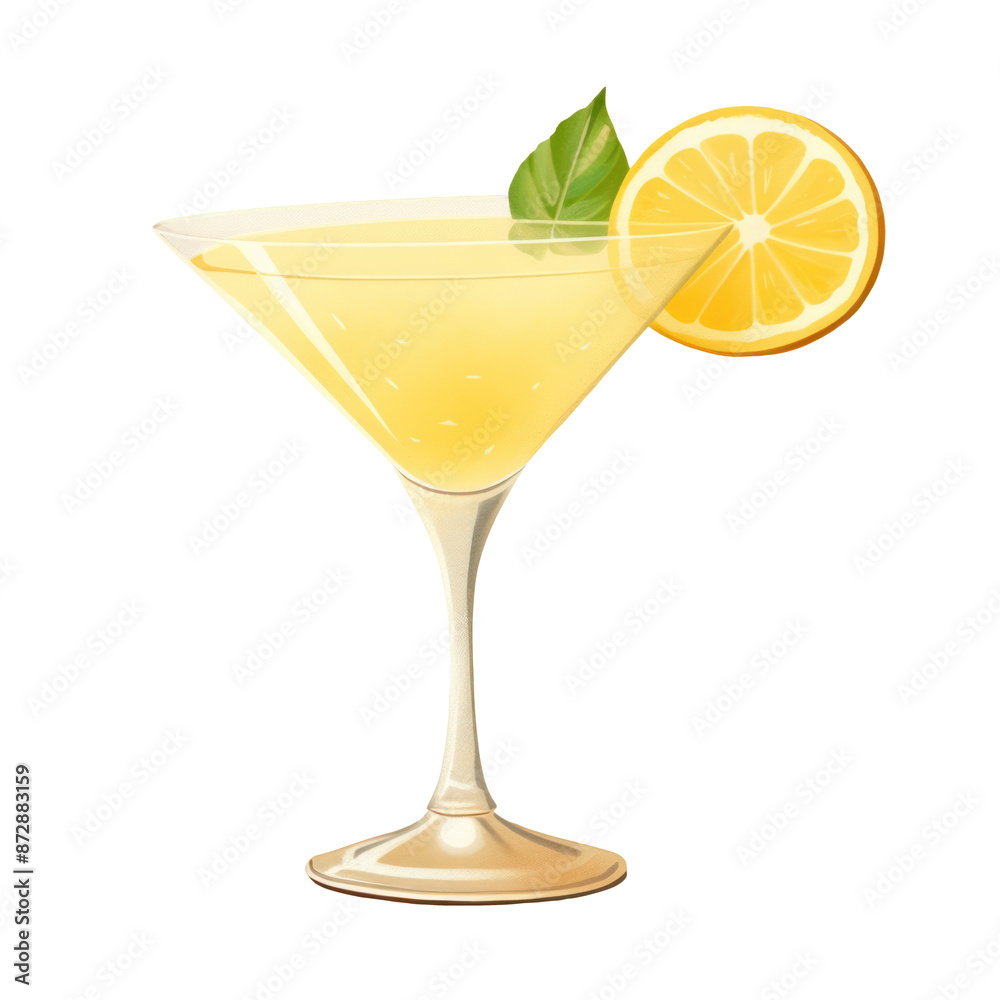 PNG Lemon cocktail martini drink fruit. PNG Lemon cocktail martini drink fruit.