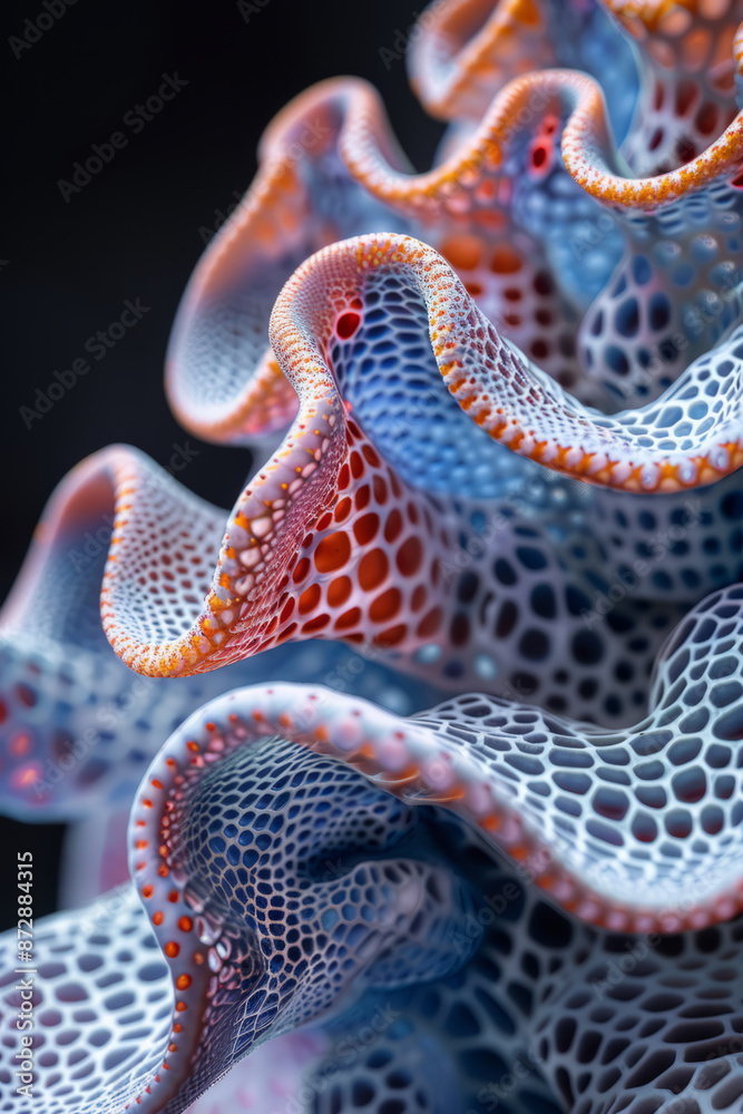 Detailed image of the mathematical properties of a red and blue, with focus on its unique features, Detailed image of the mathematical properties of a red and blue, with focus on its unique features,