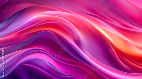 Wallpaper Mural Abstract fluorescent fantasy background flowing in pink and purple colors Torontodigital.ca