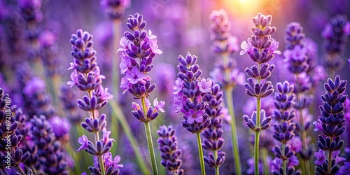 lavender flowers in the garden