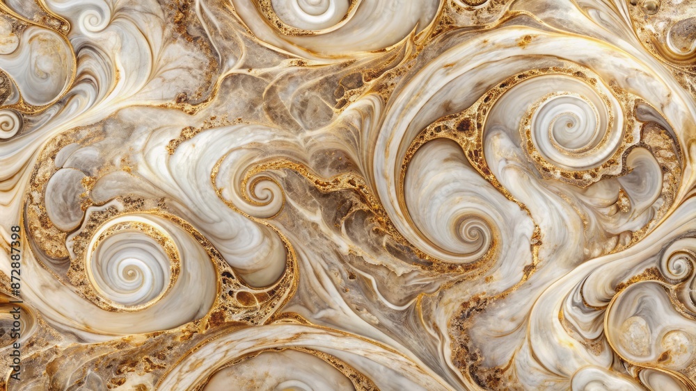 Luxurious abstract marble background featuring intricate swirling patterns with subtle texture and shading, exuding sophistication and opulence in neutral tones. Luxurious abstract marble background featuring intricate swirling patterns with subtle texture and shading, exuding sophistication and opulence in neutral tones.