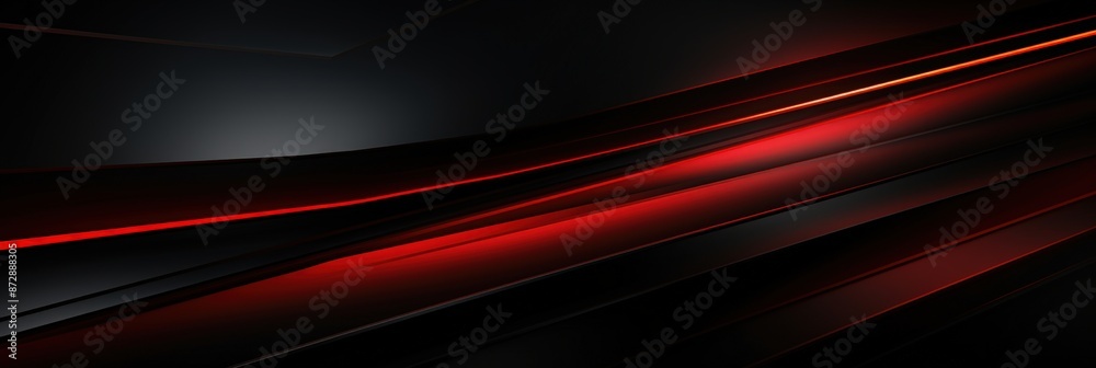 Abstract Red Lines on Black Background Abstract Red Lines on Black Background