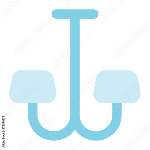 pendant lamp icon for illustration