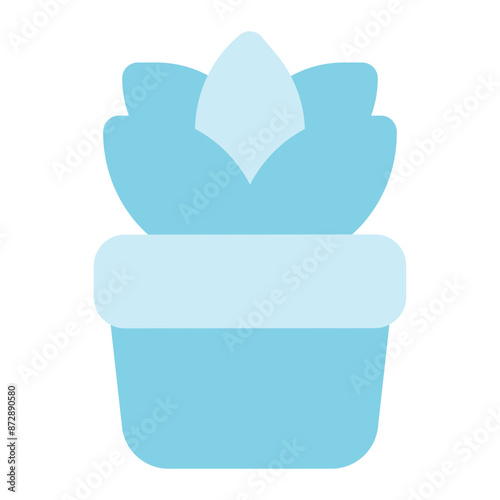 plant pot icon for illustration