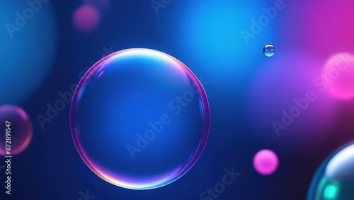 abstract background with bubbles