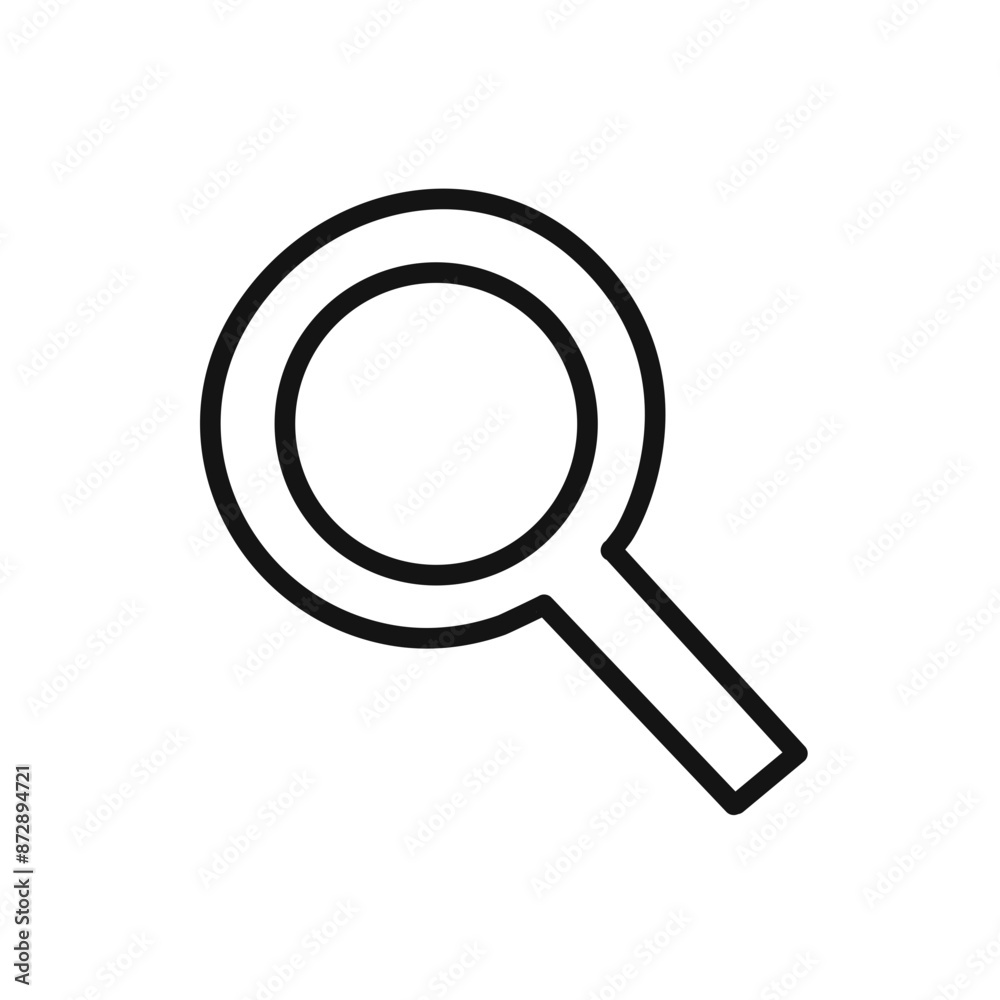 search icon linear vector graphics sign search icon linear vector graphics sign