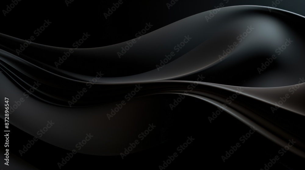 A black and white image of a long, flowing piece of fabric A black and white image of a long, flowing piece of fabric