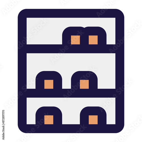 rack icon for illustration