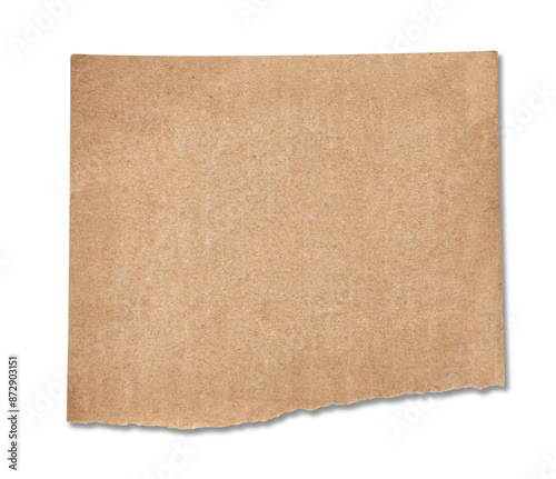 Wallpaper Mural note paper blank sign tag label background ripped torn pad message vintage retro brown cardbord Torontodigital.ca