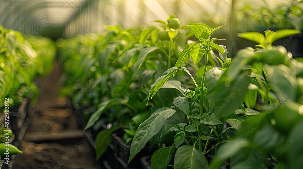 Agricultural nature of green chili vegetables Agricultural nature of green chili vegetables