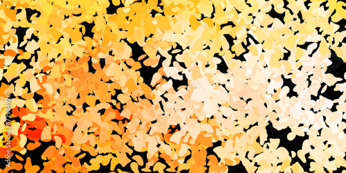 Light orange vector background with random forms.