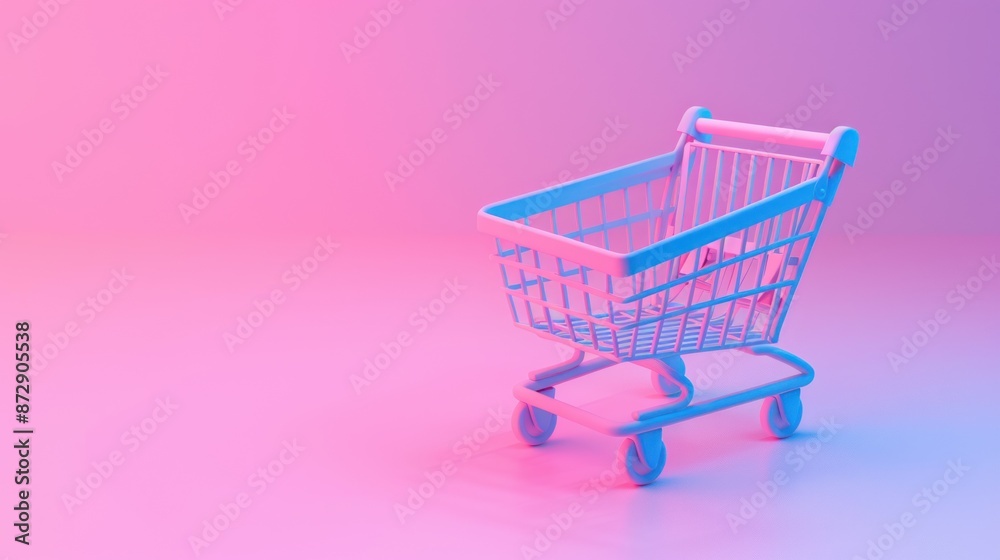 Shopping Cart Neon Lights Shopping Cart Neon Lights