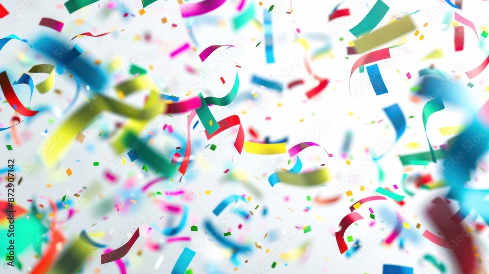 The colorful confetti explosion The colorful confetti explosion