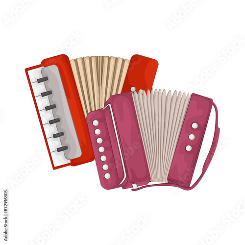 Illustration of accordion 