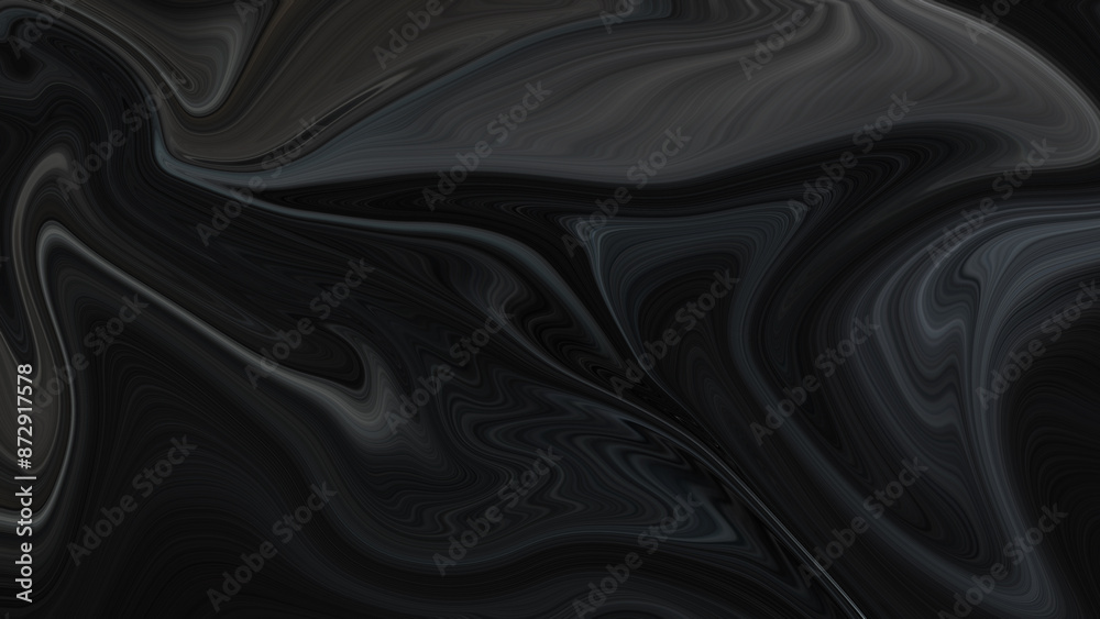 4K abstract, dark, holographic, iridescent neon background with a fluid, glassy, curving wave in motion. For banners, backdrops, wallpapers, and covers, use a gradient design element.