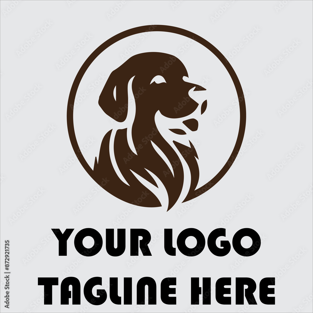 Warmth and Loyalty Adorable Loyal Companion Loving Golden Dog Charming Golden Retriever Background Vector Warmth and Loyalty Adorable Loyal Companion Loving Golden Dog Charming Golden Retriever Background Vector