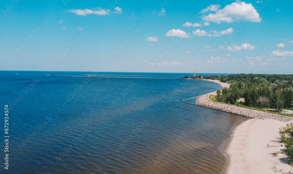 An Aerial view of Baltic Sea An Aerial view of Baltic Sea