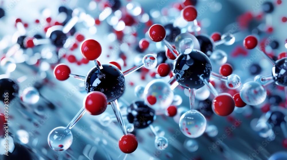 Molecules under the microscope atom particles hydrogen bonds chemistry Molecules under the microscope atom particles hydrogen bonds chemistry