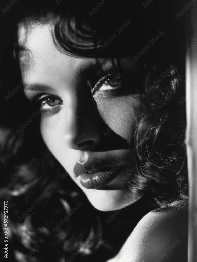 black and white portrait of a woman black and white portrait of a woman