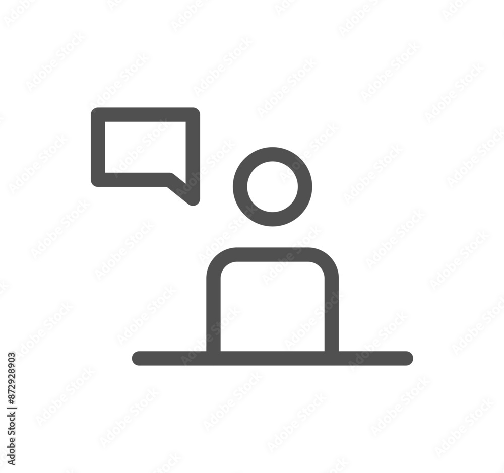 Business and communication related icon outline and linear vector.
Business and communication related icon outline and linear vector.