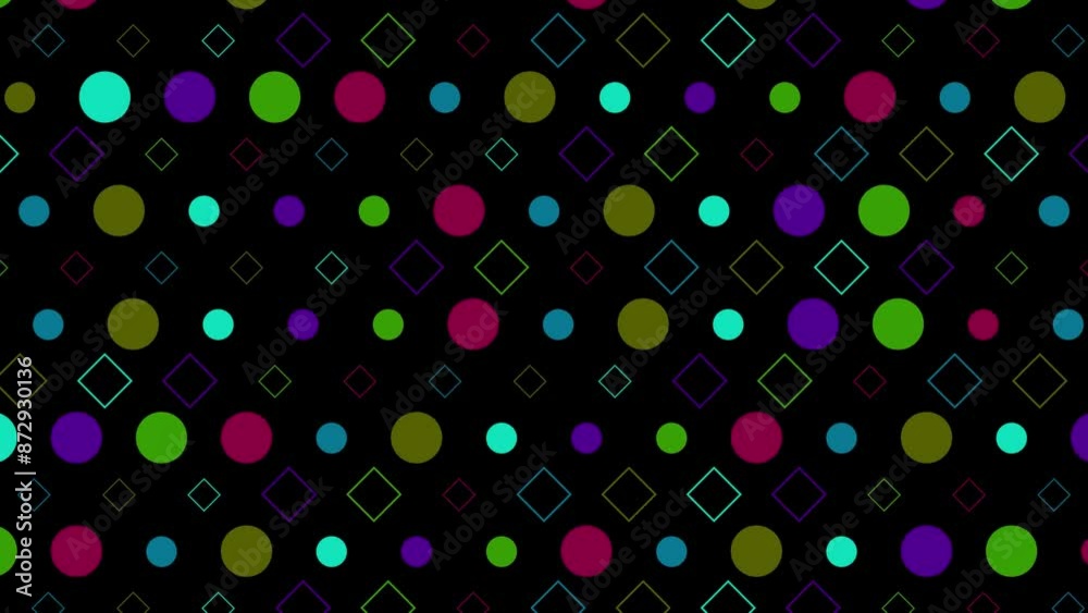 abstract polka dots geometric floating loop background abstract polka dots geometric floating loop background