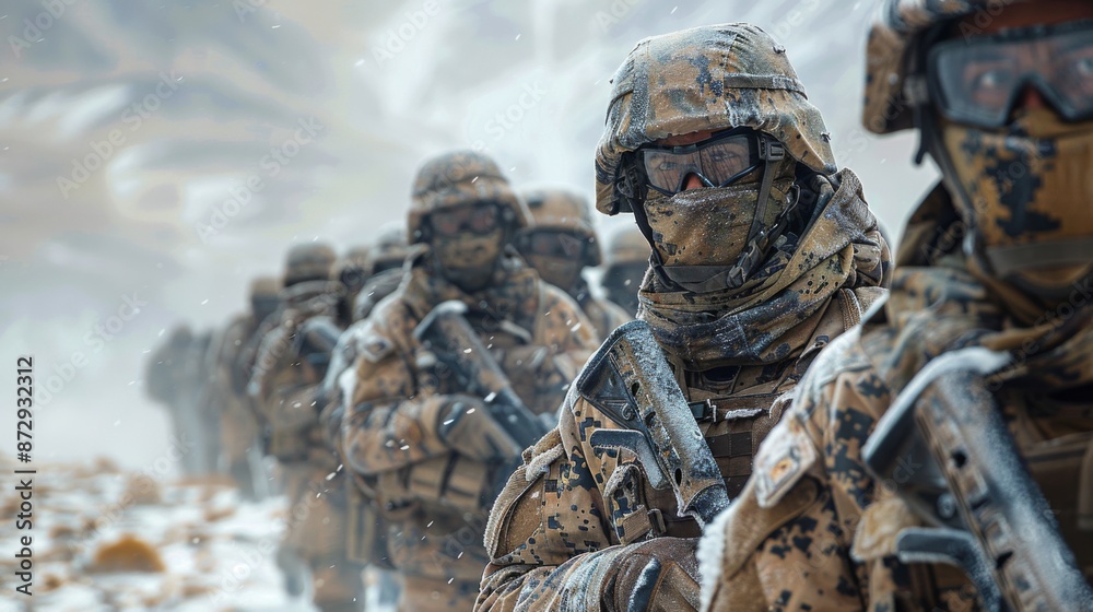 Fototapeta premium fuerzas especiales elite militares 