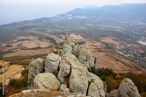 Demerdzhi (Demirdzhi, Demirji) Mountain in the Crimea photo