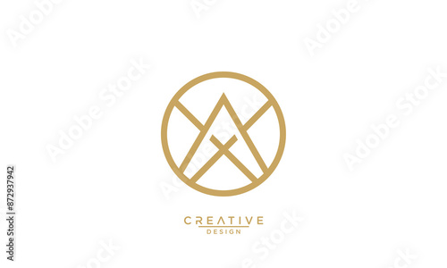 AX, XA, A, X, Abstract Letters Logo Monogram