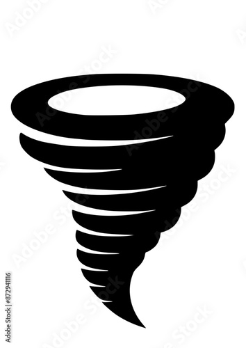 Tornado SVG, Storm SVG, Weather SVG, Wind SVG, Typhoon SVG, Hurricane SVG, Tornado Silhouette, Tornado Vector, Clipart, Cut file for Cricut SVG, JPG, PNG