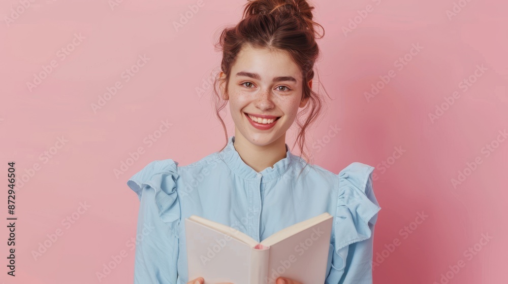 Obraz premium The Woman with Book