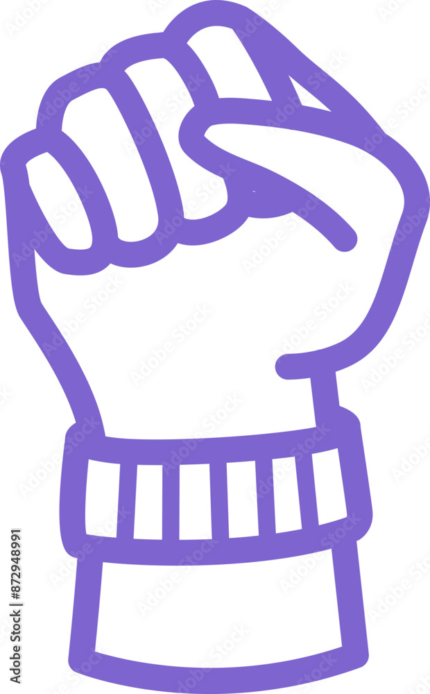 Hand fist icon vector design Hand fist icon vector design