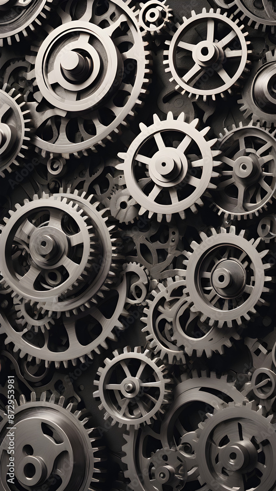 In a symphony of precision, interlocking gears and cogwheels mesh together seamlessly, symbolizing the intricate machinery of industry and the collaborative power of teamwork. In a symphony of precision, interlocking gears and cogwheels mesh together seamlessly, symbolizing the intricate machinery of industry and the collaborative power of teamwork.