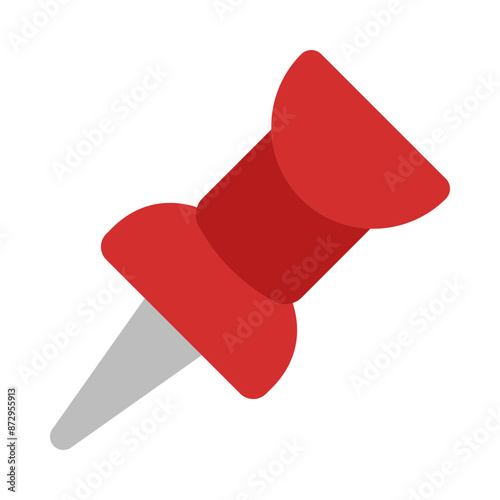 Pin icon flat icon
