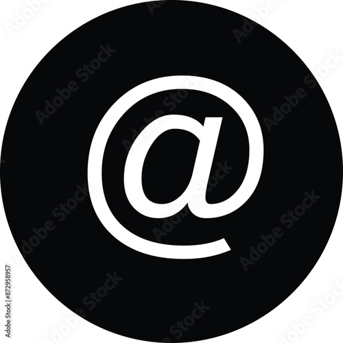 Address icon. social media vector icon. Email address directory vector symbol.