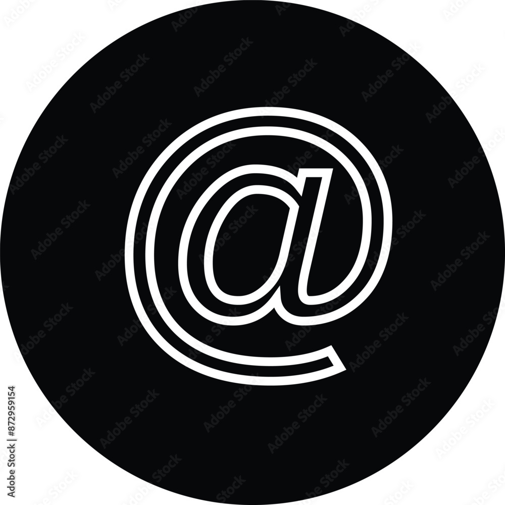 Address icon. social media vector icon. Email address directory vector symbol. Address icon. social media vector icon. Email address directory vector symbol.