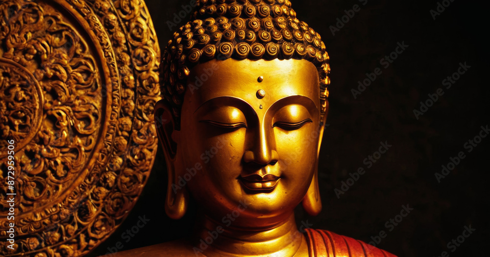 lord buddha mobile wallpaper in dark background lord buddha mobile wallpaper in dark background