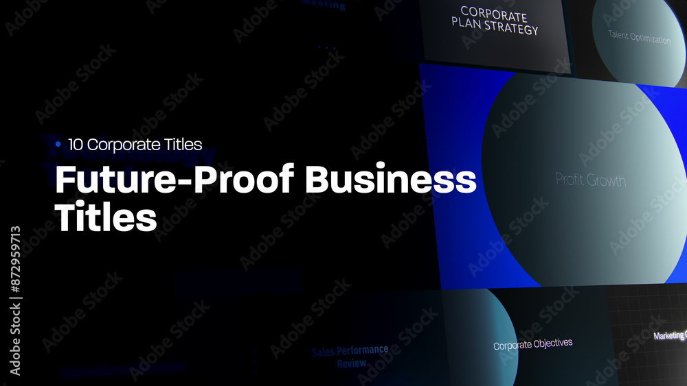 Future Proof Business Titles | 10 Motion Titles with Control Panels ...