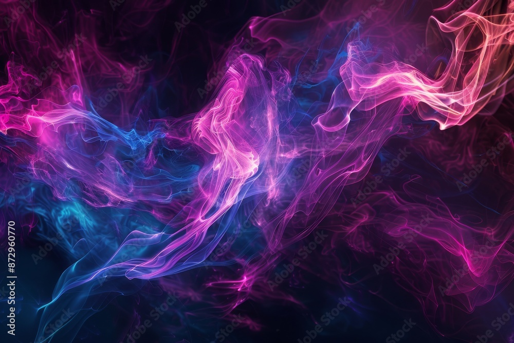 subtle dark background with slightly visible plasma which replicates in two colors fascia 