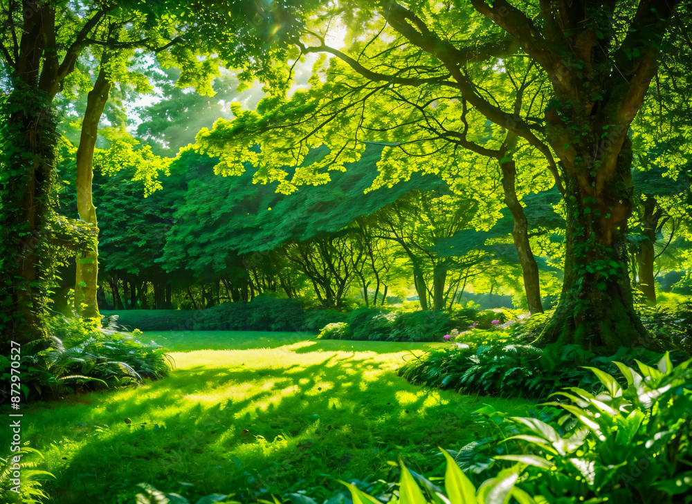 Fototapeta premium forest in the morning