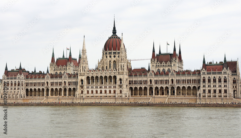 Building of the hungarian parliament Building of the hungarian parliament