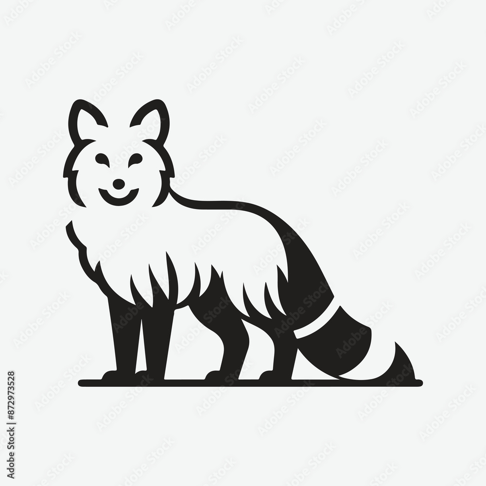 Majestic Arctic Fox Silhouette: A Timeless Beauty in the Arctic Wilderness Majestic Arctic Fox Silhouette: A Timeless Beauty in the Arctic Wilderness