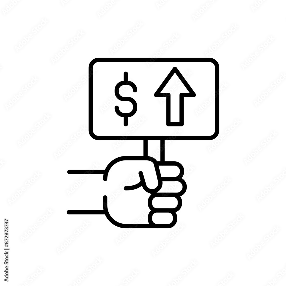 Auction outline icons, minimalist vector illustration ,simple transparent graphic element .Isolated on white background Auction outline icons, minimalist vector illustration ,simple transparent graphic element .Isolated on white background