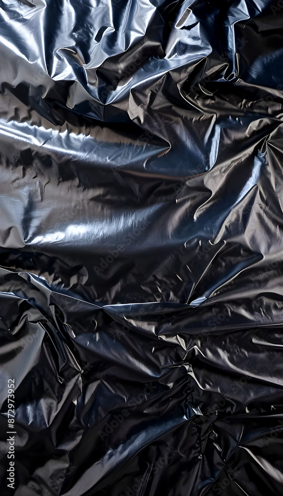 black crumpled plastic paper textured background black crumpled plastic paper textured background