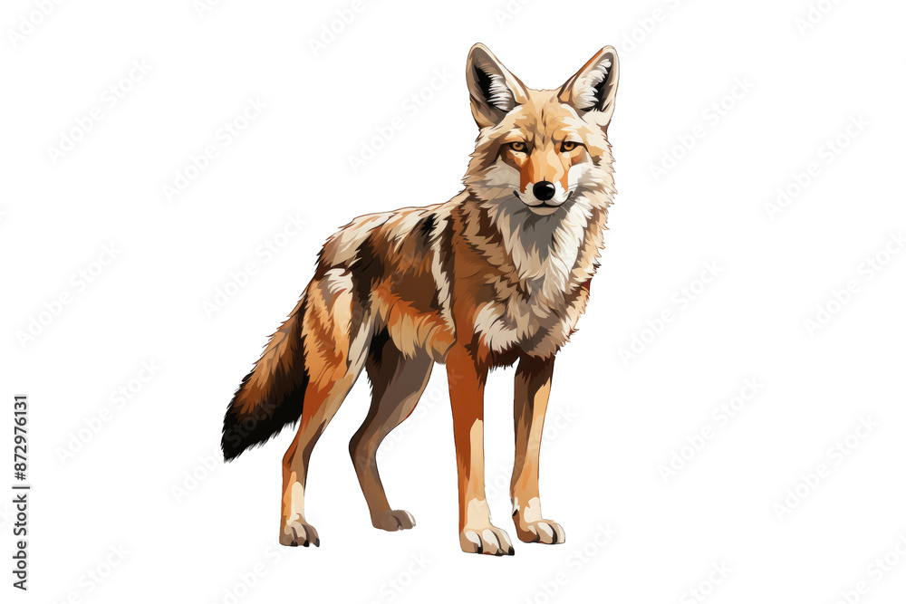Fototapeta premium Coyote (PNG 7776x5184)