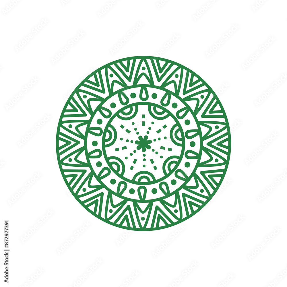 Doodle mandala inspired by seed and rims wheels decoration line illustration that can be used for sticker, scrapbook, icon, decorative, e.t.c with aesthetic green color Doodle mandala inspired by seed and rims wheels decoration line illustration that can be used for sticker, scrapbook, icon, decorative, e.t.c with aesthetic green color